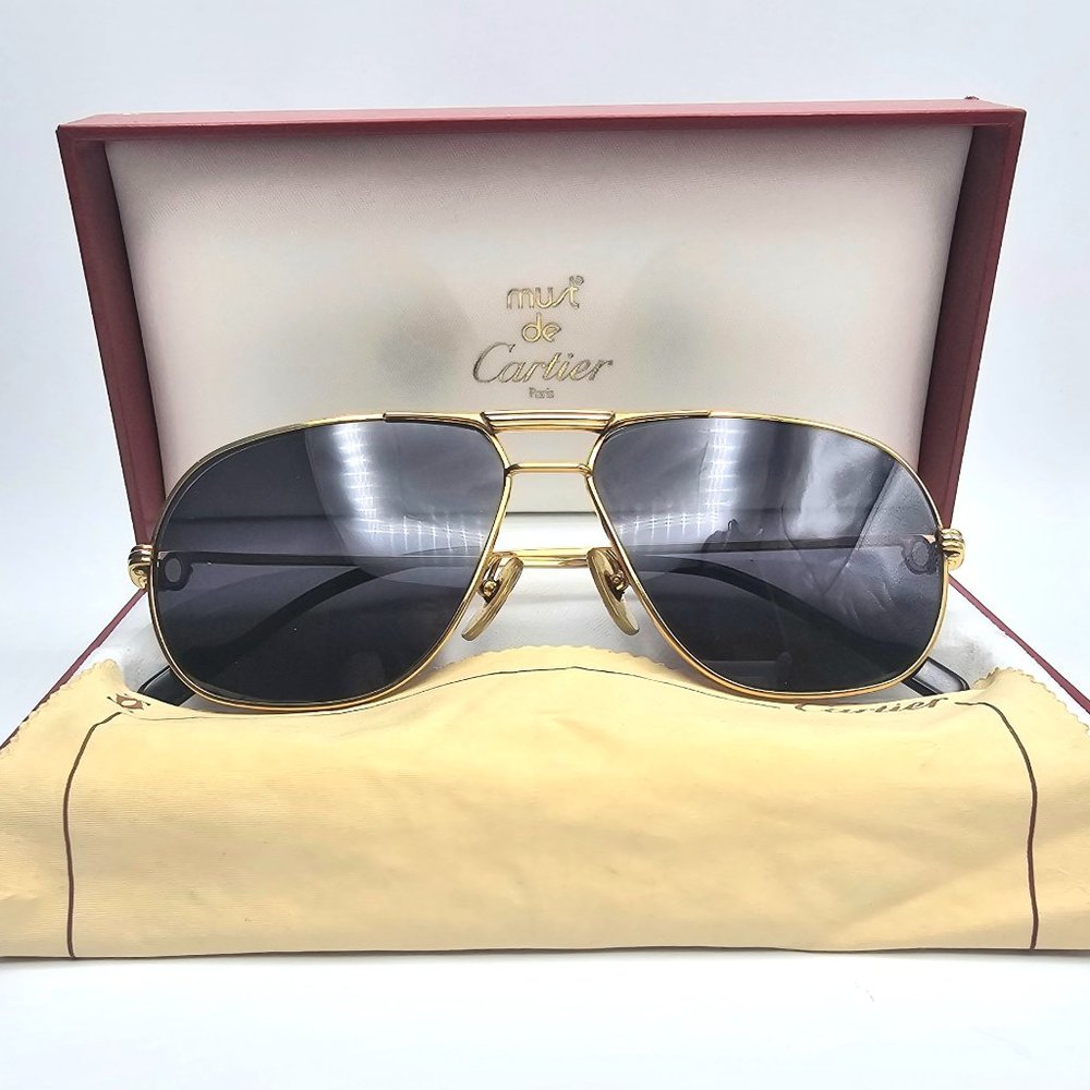 Vintage Cartier Tank Louis Sunglasses